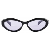 Prada - Prada Symbole Collection - Occhiali da Sole Cat Eye - Nero Lavanda - Prada Collection - Occhiali da Sole
