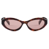 Prada - Prada Symbole - Cat Eye Sunglasses - Briarwood Tortoiseshell Mahogany - Prada Collection - Sunglasses