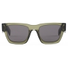 Prada - Prada Symbole Collection - Occhiali da Sole Rettangolare - Verde Militare Trasparente Carbonio - Prada