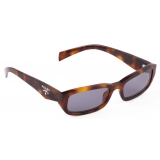 Prada - Prada Symbole - Rectangular Sunglasses - Tortoiseshell Dark Blue Denim - Prada Collection - Sunglasses