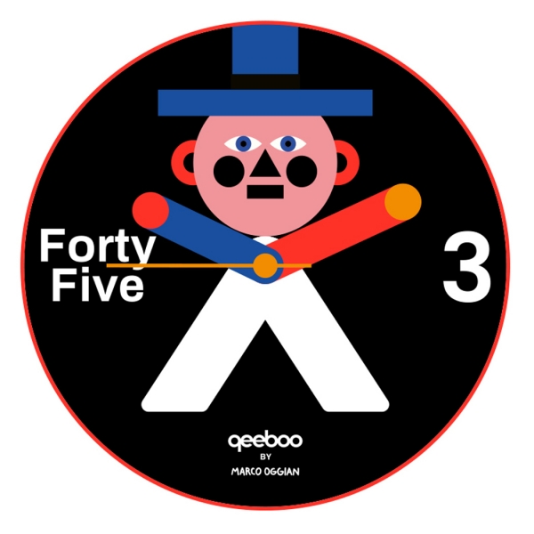 Qeeboo - Mr. Wally Wall Clock - Orologio Qeeboo by Marco Oggian - Arredo - Casa