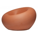 Qeeboo - Nami Armchair - Terracotta - Qeeboo Chair by Stefano Giovannoni - Furnishing - Home