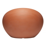Qeeboo - Nami Armchair - Terracotta - Qeeboo Chair by Stefano Giovannoni - Furnishing - Home