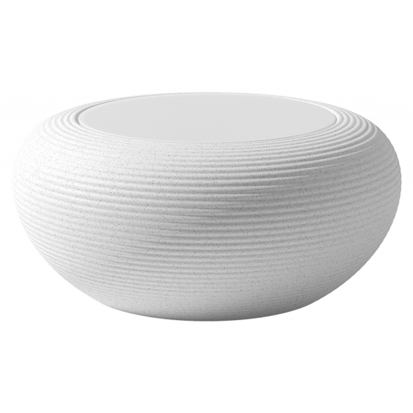 Qeeboo - Nami Low Table Mix - Stone White Mix - Qeeboo Table by Stefano Giovannoni - Furnishing - Home