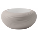 Qeeboo - Nami Low Table Mix - Dove Grey - Qeeboo Table by Stefano Giovannoni - Furnishing - Home