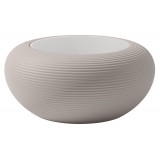 Qeeboo - Nami Low Table Mix - Dove Grey - Qeeboo Table by Stefano Giovannoni - Furnishing - Home