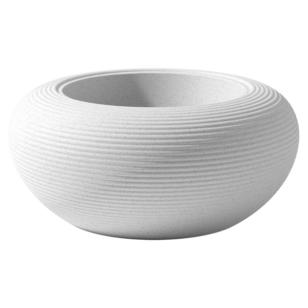 Qeeboo - Nami Planter Mix - Stone White Mix - Fioriera Qeeboo by Stefano Giovannoni - Illuminazione - Casa