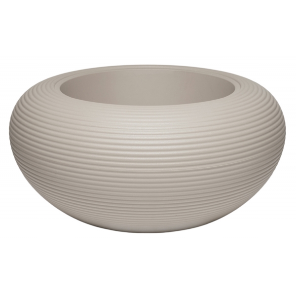 Qeeboo - Nami Planter - Dove Grey - Fioriera Qeeboo by Stefano Giovannoni - Illuminazione - Casa