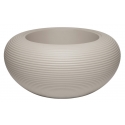 Qeeboo - Nami Planter - Dove Grey - Fioriera Qeeboo by Stefano Giovannoni - Illuminazione - Casa
