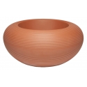 Qeeboo - Nami Planter - Terracotta - Fioriera Qeeboo by Stefano Giovannoni - Illuminazione - Casa