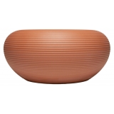 Qeeboo - Nami Planter - Terracotta - Fioriera Qeeboo by Stefano Giovannoni - Illuminazione - Casa