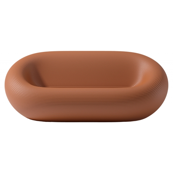 Qeeboo - Nami Sofa - Terracotta - Divano Qeeboo by Stefano Giovannoni - Illuminazione - Casa