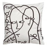 Qeeboo - Orbit Odes Cushion - Cuscino Qeeboo by Shantell Martin - Arredo - Casa