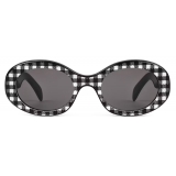 Céline - Triomphe 01 Sunglasses in Acetate - Vichy - Sunglasses - Céline Eyewear