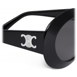 Céline - Triomphe 14 Sunglasses in Acetate - Black - Sunglasses - Céline Eyewear