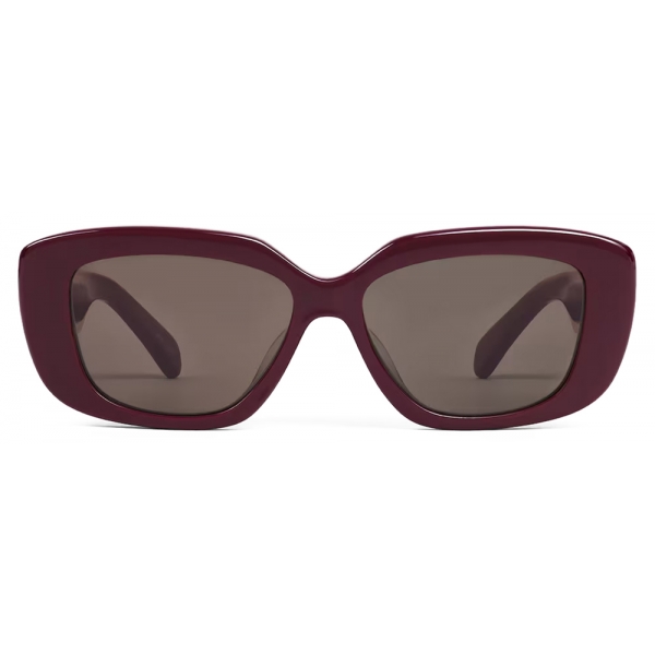Céline - Occhiali da Sole Triomphe 04 in Acetato - Melanzana Scuro - Occhiali da Sole - Céline Eyewear