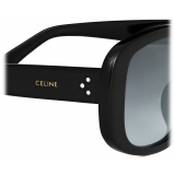 Céline - Occhiali da Sole Squadrati S299 in Acetato - Nero - Occhiali da Sole - Céline Eyewear