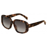 Céline - Occhiali da Sole Squadrati S299 in Acetato - Avana Rosa - Occhiali da Sole - Céline Eyewear