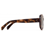 Céline - Occhiali da Sole Squadrati S299 in Acetato - Avana Rosa - Occhiali da Sole - Céline Eyewear