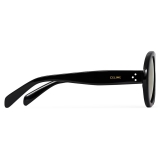 Céline - Aviator S300 Sunglasses in Acetate with Mirror Lenses - Black - Sunglasses - Céline Eyewear