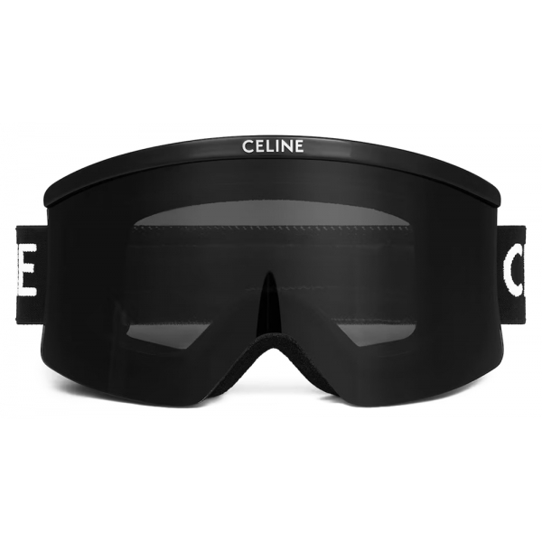 Céline - Maschera da Sci Celine in Nylon Iniettato - Nero - Occhiali da Sole - Céline Eyewear