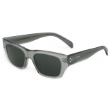 Céline - Occhiali da Sole Black Frame 55 in Acetato - Cachi Trasparente - Occhiali da Sole - Céline Eyewear