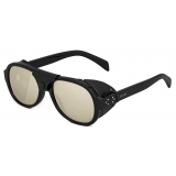 Céline - Occhiali da Sole Black Frame 57 in Acetato e Pelle - Nero - Occhiali da Sole - Céline Eyewear