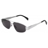 Céline - Occhiali da Sole Triomphe Metal 03 in Metallo - Argento Fumo - Occhiali da Sole - Céline Eyewear