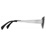 Céline - Occhiali da Sole Triomphe Metal 03 in Metallo - Argento Fumo - Occhiali da Sole - Céline Eyewear