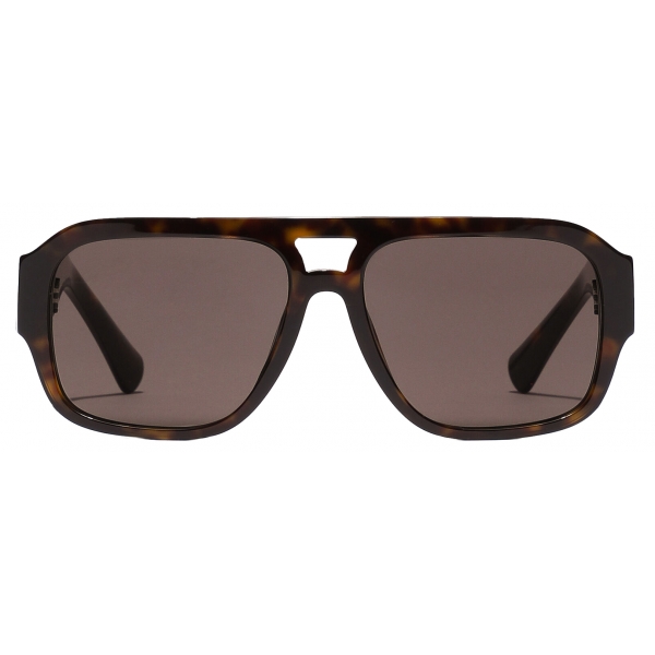 Dolce & Gabbana - DNA - Essentials Sunglasses - Havana Dark Brown - Dolce & Gabbana Eyewear