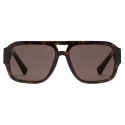 Dolce & Gabbana - DNA - Essentials Sunglasses - Havana Dark Brown - Dolce & Gabbana Eyewear