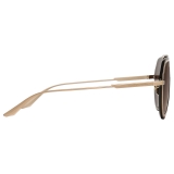 Dolce & Gabbana - Occhiale da Sole DG Metal Classic - Oro Marrone Scuro - Dolce & Gabbana Eyewear
