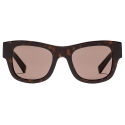Dolce & Gabbana - DNA - Essentials Sunglasses - Havana Dark Brown - Dolce & Gabbana Eyewear