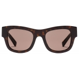 Dolce & Gabbana - DNA - Essentials Sunglasses - Havana Dark Brown - Dolce & Gabbana Eyewear