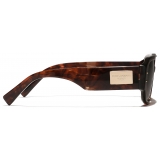 Dolce & Gabbana - DNA Sunglasses - Dark Red Havana - Dolce & Gabbana Eyewear