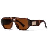 Dolce & Gabbana - DNA Sunglasses - Dark Red Havana - Dolce & Gabbana Eyewear