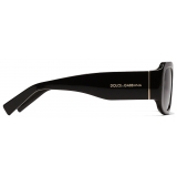 Dolce & Gabbana - Lusso Sartoriale Sunglasses - Black Dark Grey - Dolce & Gabbana Eyewear