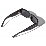 Dolce & Gabbana - Lusso Sartoriale Sunglasses - Black Dark Grey - Dolce & Gabbana Eyewear