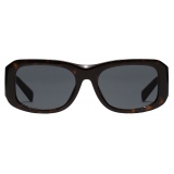 Dolce & Gabbana - Lusso Sartoriale Sunglasses - Havana Dark Grey - Dolce & Gabbana Eyewear
