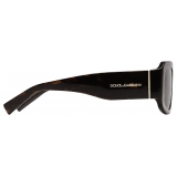 Dolce & Gabbana - Lusso Sartoriale Sunglasses - Havana Dark Grey - Dolce & Gabbana Eyewear