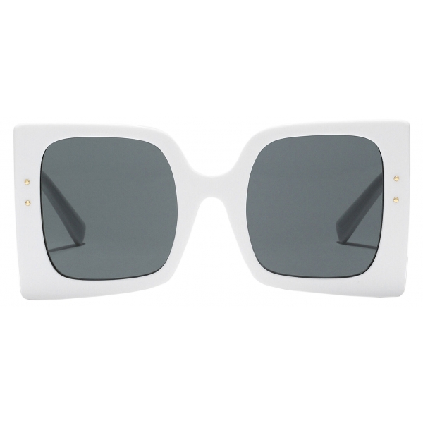 Dolce & Gabbana - Occhiale da Sole DNA - Bianco Nero - Dolce & Gabbana Eyewear