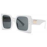 Dolce & Gabbana - Occhiale da Sole DNA - Bianco Nero - Dolce & Gabbana Eyewear