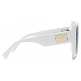 Dolce & Gabbana - Occhiale da Sole DNA - Bianco Nero - Dolce & Gabbana Eyewear