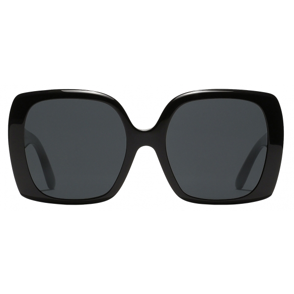 Dolce & Gabbana - Occhiale da Sole DG Allure - Nero Grigio Scuro - Dolce & Gabbana Eyewear