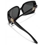 Dolce & Gabbana - Occhiale da Sole DG Allure - Nero Grigio Scuro - Dolce & Gabbana Eyewear
