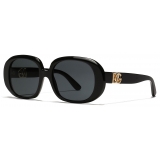 Dolce & Gabbana - DG Allure Sunglasses - Black Dark Grey - Dolce & Gabbana Eyewear