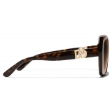 Dolce & Gabbana - DG Allure Sunglasses - Havana Dark Brown - Dolce & Gabbana Eyewear