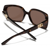 Dolce & Gabbana - Occhiale da Sole DG Allure - Avana Marrone Scuro - Dolce & Gabbana Eyewear