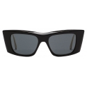 Dolce & Gabbana - Occhiale da Sole DG Diva - Nero Oro Grigio Scuro - Dolce & Gabbana Eyewear