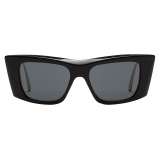Dolce & Gabbana - Occhiale da Sole DG Diva - Nero Oro Grigio Scuro - Dolce & Gabbana Eyewear